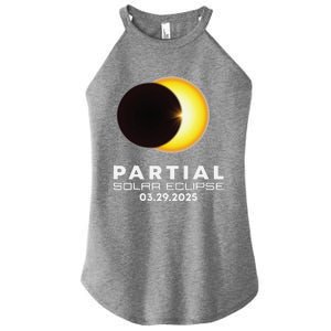 Astronomy Lovers Partial Solar Eclipse 03.29.2025 Women's Perfect Tri Rocker Tank