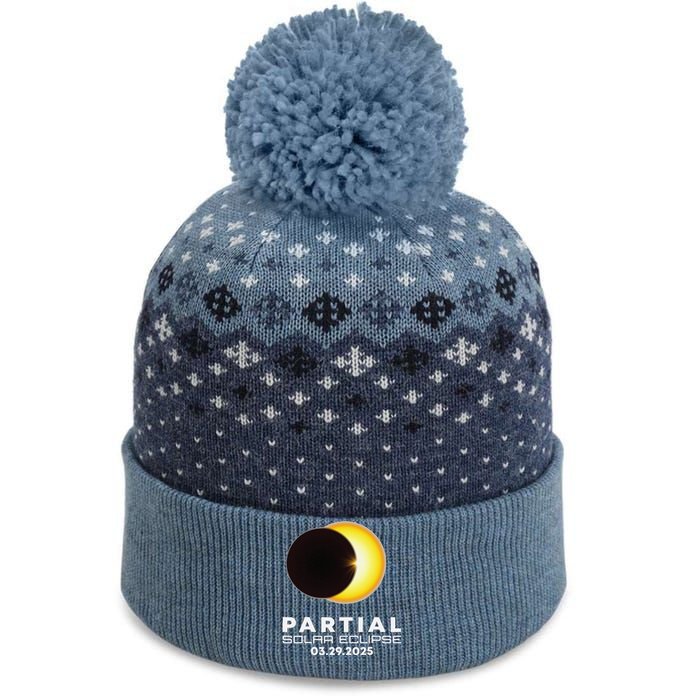 Astronomy Lovers Partial Solar Eclipse 03.29.2025 The Baniff Cuffed Pom Beanie