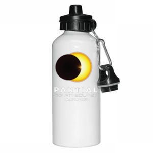 Astronomy Lovers Partial Solar Eclipse 03.29.2025 Aluminum Water Bottle 