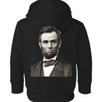 Abraham Lincoln Portrait Front And Back Toddler Hoodie