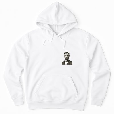 Abraham Lincoln Portrait Front And Back Hoodie