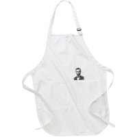 Abraham Lincoln Portrait Front And Back Full-Length Apron With Pockets