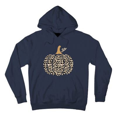 Aesthetic Leopard Pumpkin Themed Halloween Inspired Seasonal Tall Hoodie