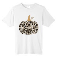 Aesthetic Leopard Pumpkin Themed Halloween Inspired Seasonal Tall Fusion ChromaSoft Performance T-Shirt