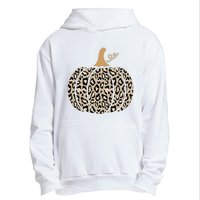 Aesthetic Leopard Pumpkin Themed Halloween Inspired Seasonal Urban Pullover Hoodie