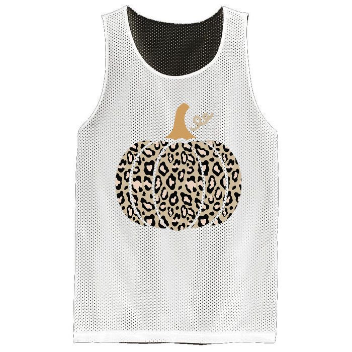 Aesthetic Leopard Pumpkin Themed Halloween Inspired Seasonal Mesh Reversible Basketball Jersey Tank