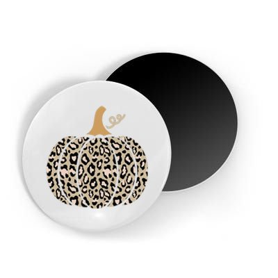 Aesthetic Leopard Pumpkin Themed Halloween Inspired Seasonal Magnet