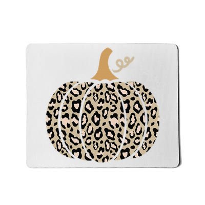 Aesthetic Leopard Pumpkin Themed Halloween Inspired Seasonal Mousepad