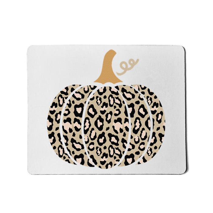 Aesthetic Leopard Pumpkin Themed Halloween Inspired Seasonal Mousepad