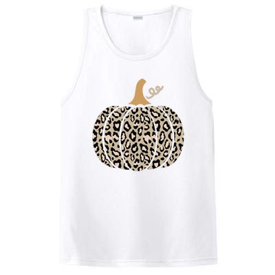 Aesthetic Leopard Pumpkin Themed Halloween Inspired Seasonal PosiCharge Competitor Tank