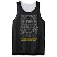 Abraham Lincoln Portrait Gettysburg Address Mesh Reversible Basketball Jersey Tank