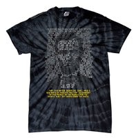 Abraham Lincoln Portrait Gettysburg Address Tie-Dye T-Shirt