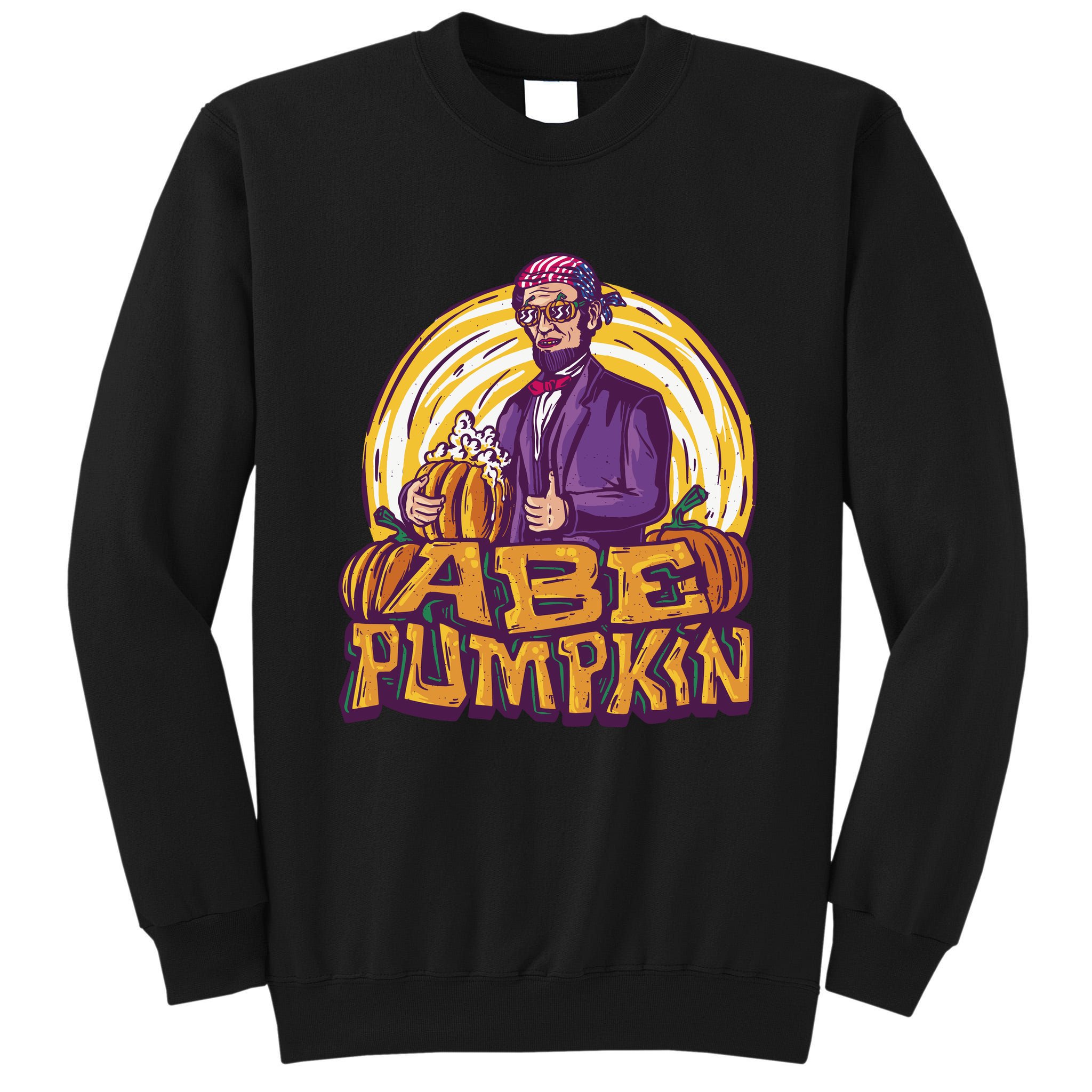 Abraham Lincoln Pumpkin Tall Sweatshirt