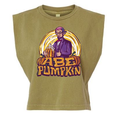 Abraham Lincoln Pumpkin Garment-Dyed Women's Muscle Tee