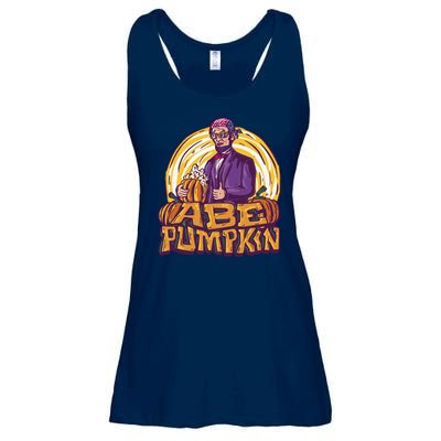 Abraham Lincoln Pumpkin Ladies Essential Flowy Tank