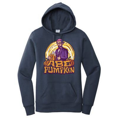 Abraham Lincoln Pumpkin Women's Pullover Hoodie