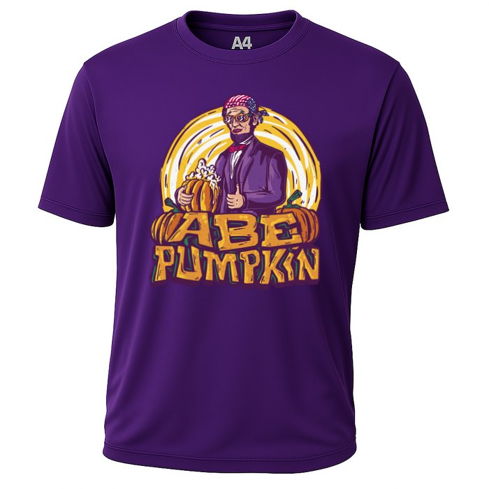 Abraham Lincoln Pumpkin Cooling Performance Crew T-Shirt