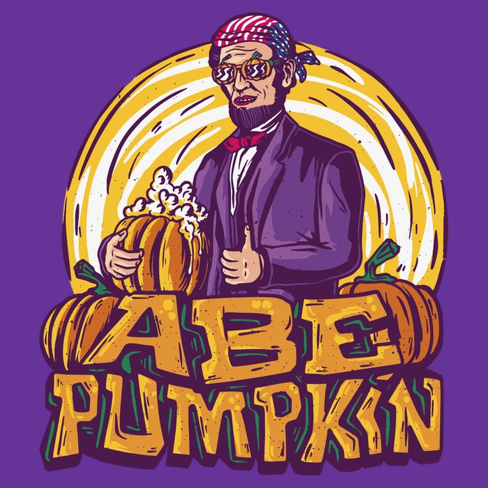 Abraham Lincoln Pumpkin Cooling Performance Crew T-Shirt