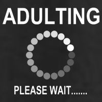Adulting Loading Please Wait 15oz Campfire Ceramic Mug