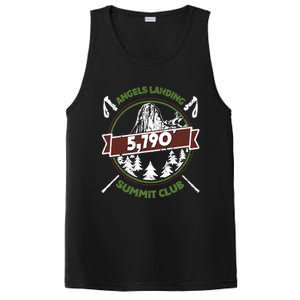 Angels Landing Peak In Zion Utah Summit Club PosiCharge Competitor Tank