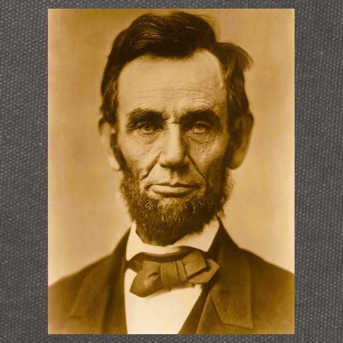 Abraham Lincoln Photograph Historical Artwork From 1863 Cotton Canvas Backpack