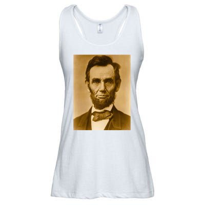 Abraham Lincoln Photograph Historical Artwork From 1863 Ladies Essential Flowy Tank