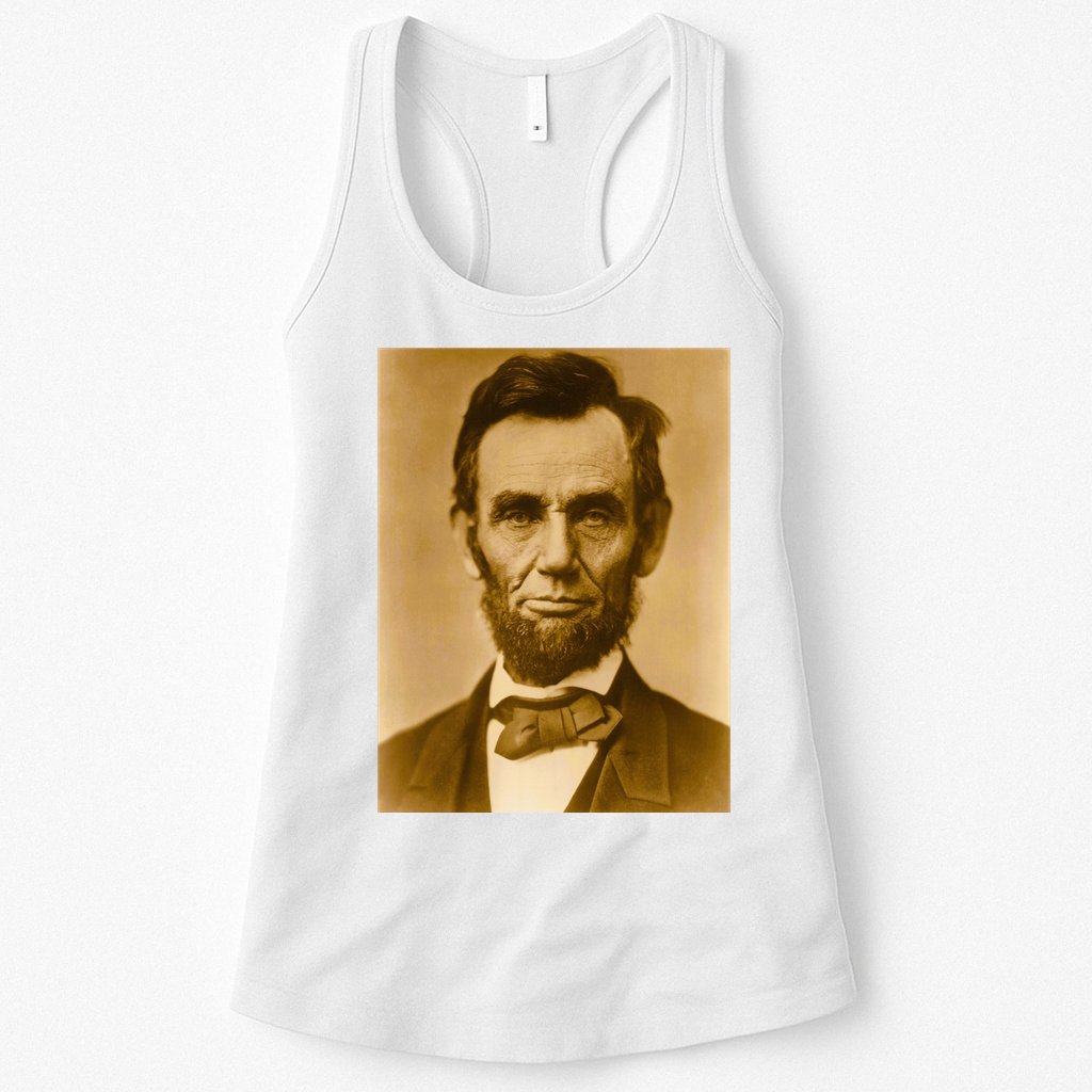 Abraham Lincoln Photograph Historical Artwork From 1863 Womens Tank Top