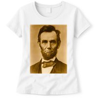 Abraham Lincoln Photograph Historical Artwork From 1863 Womens T-Shirt