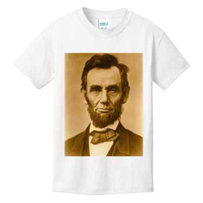Abraham Lincoln Photograph Historical Artwork From 1863 Kids T-Shirt