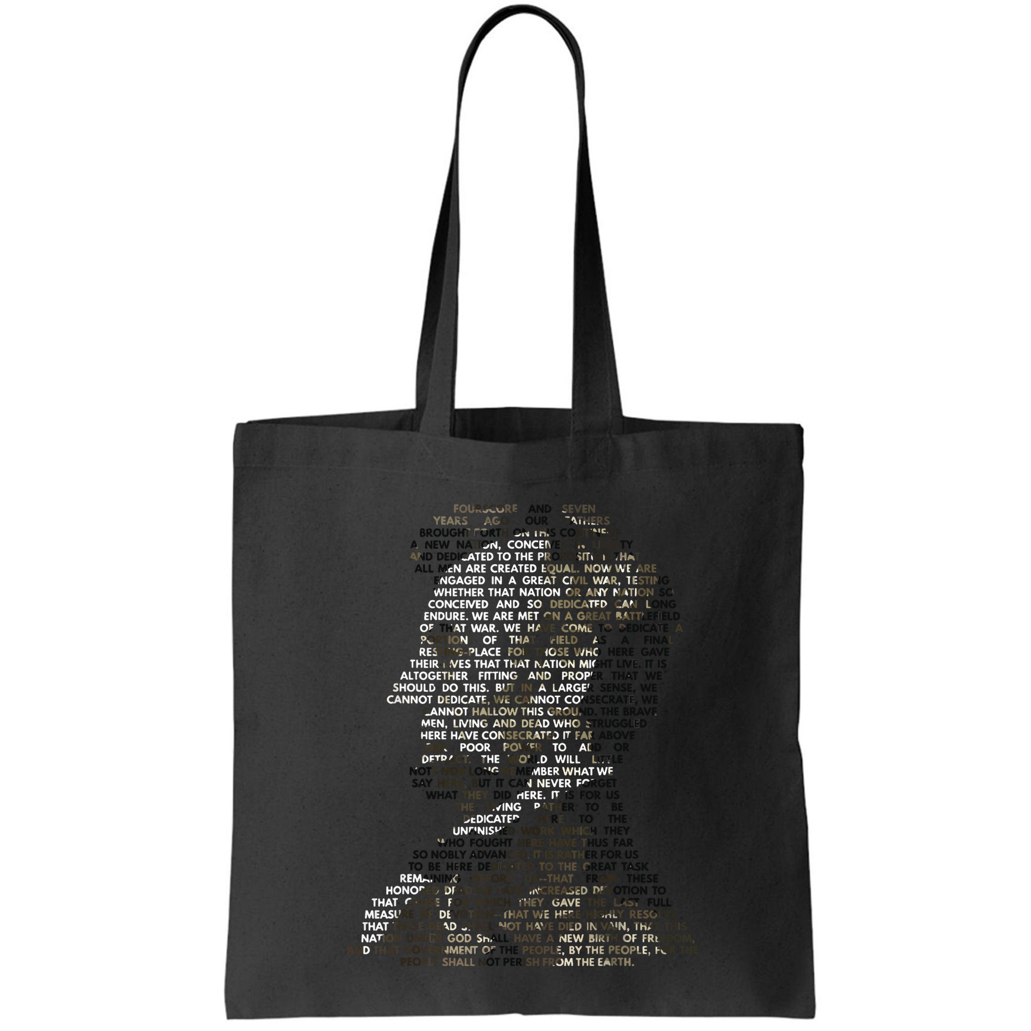 Abraham Lincoln Portrait Gettysburg Address Bag