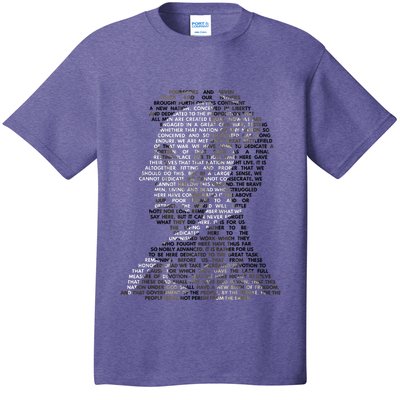 Abraham Lincoln Portrait Gettysburg Address T-Shirt