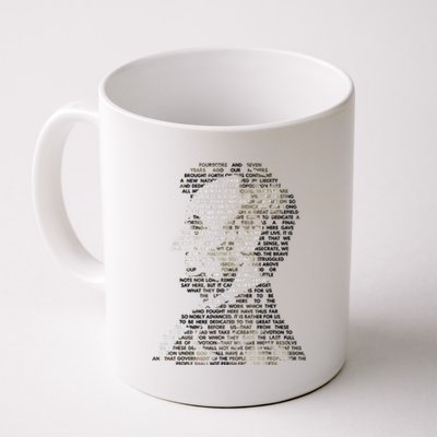 Abraham Lincoln Portrait Gettysburg Address Coffee Mug