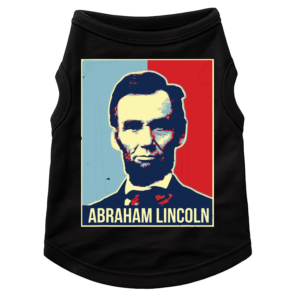 Abraham Lincoln President Doggie Tank