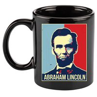 Abraham Lincoln President 11oz C Handle Ceramic Mug