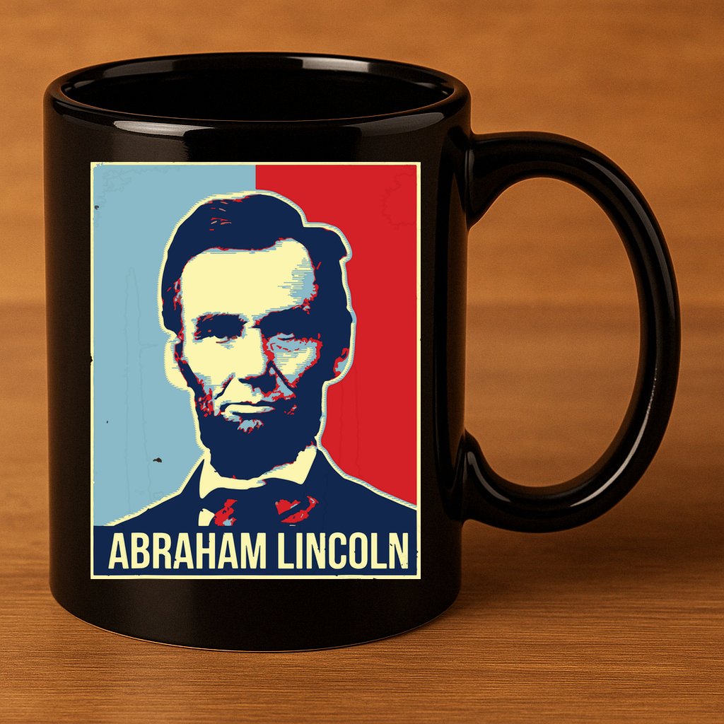 Abraham Lincoln President 11oz C Handle Ceramic Mug