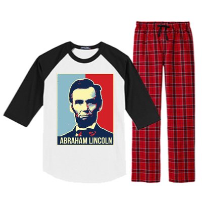 Abraham Lincoln President Raglan Sleeve Pajama Set