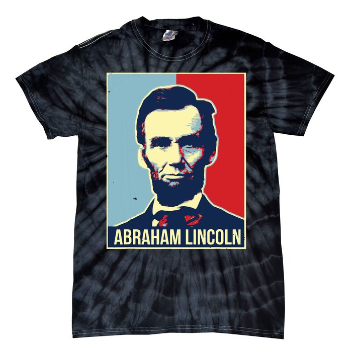 Abraham Lincoln President Tie-Dye T-Shirt