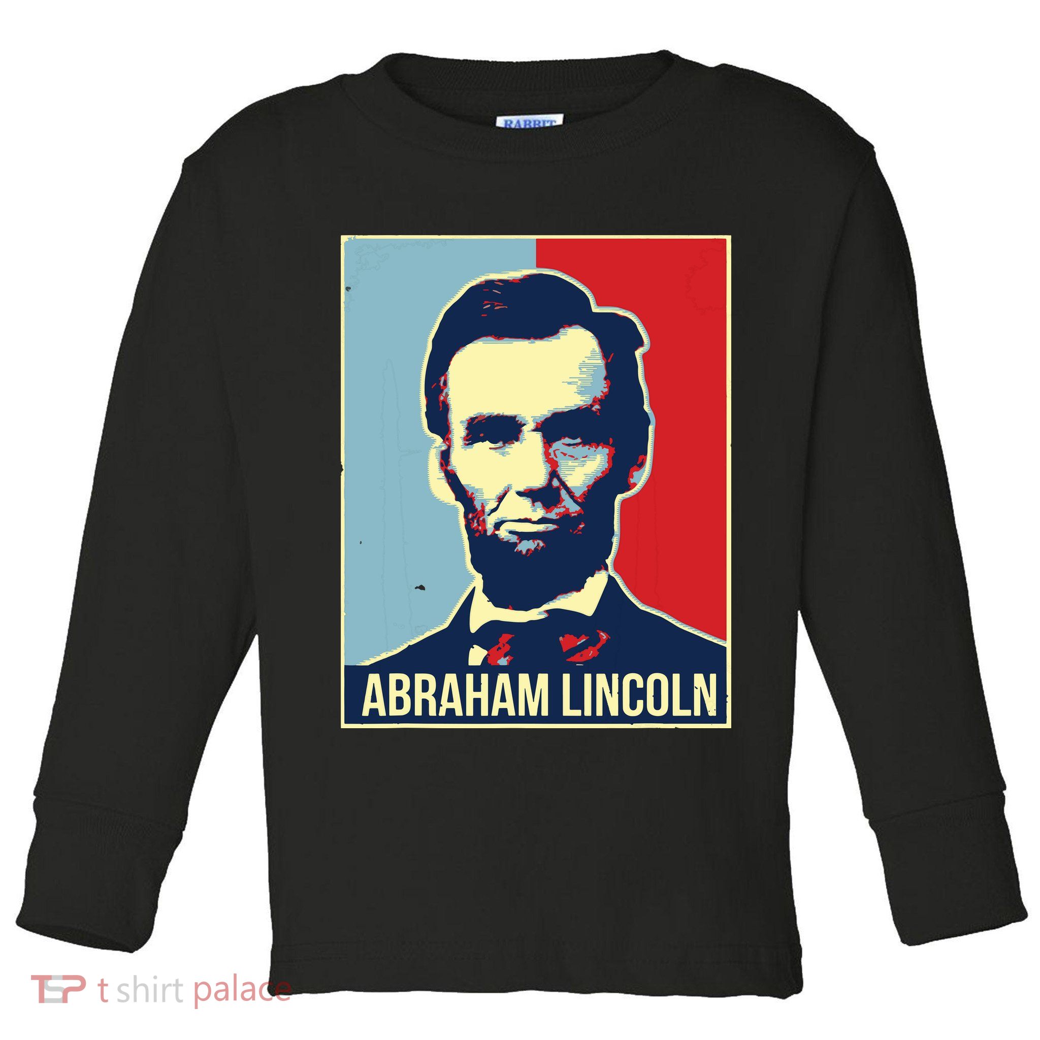 Abraham Lincoln President Toddler Long Sleeve Shirt