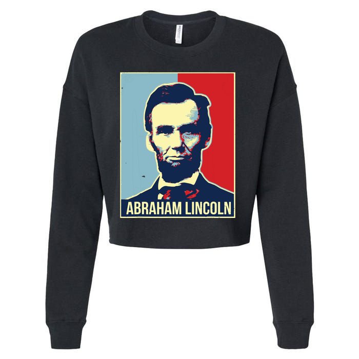 Abraham Lincoln President Cropped Pullover Crew