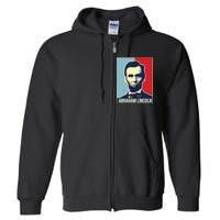 Abraham Lincoln President Full Zip Hoodie