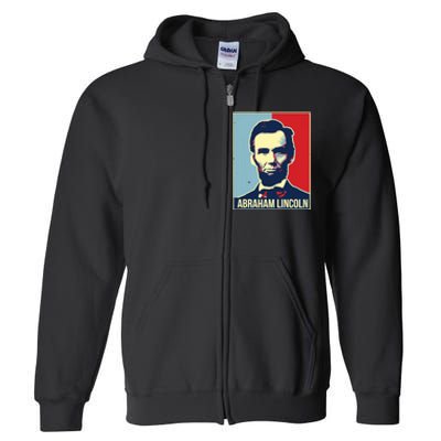 Abraham Lincoln President Full Zip Hoodie