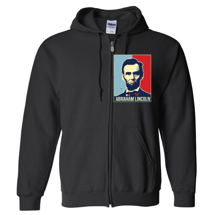 Abraham Lincoln President Full Zip Hoodie