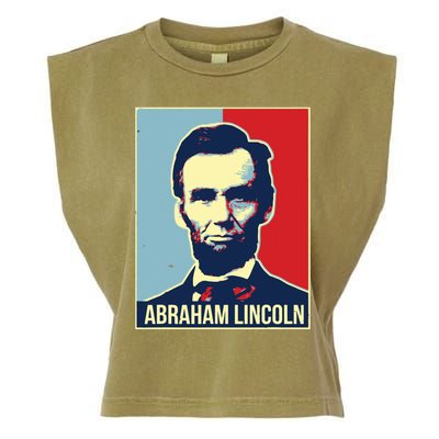 Abraham Lincoln President Garment-Dyed Women's Muscle Tee