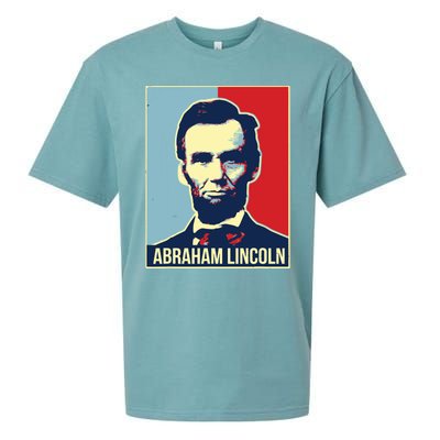 Abraham Lincoln President Sueded Cloud Jersey T-Shirt