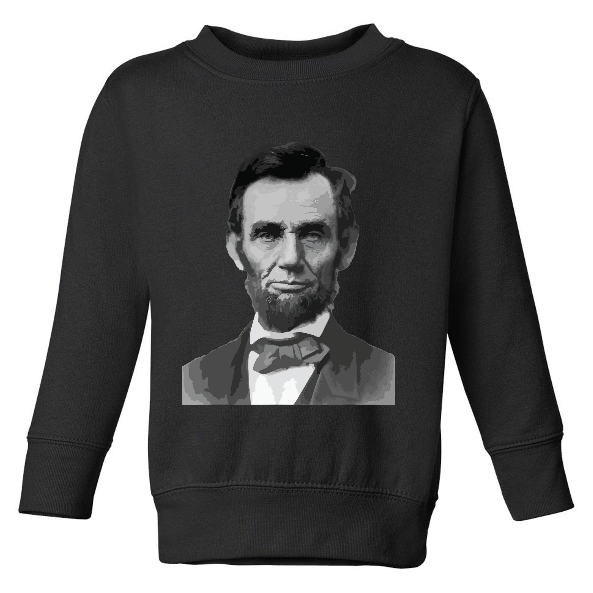 Abraham Lincoln Presidential Portrait Vintage Abe Lincoln Toddler Sweatshirt