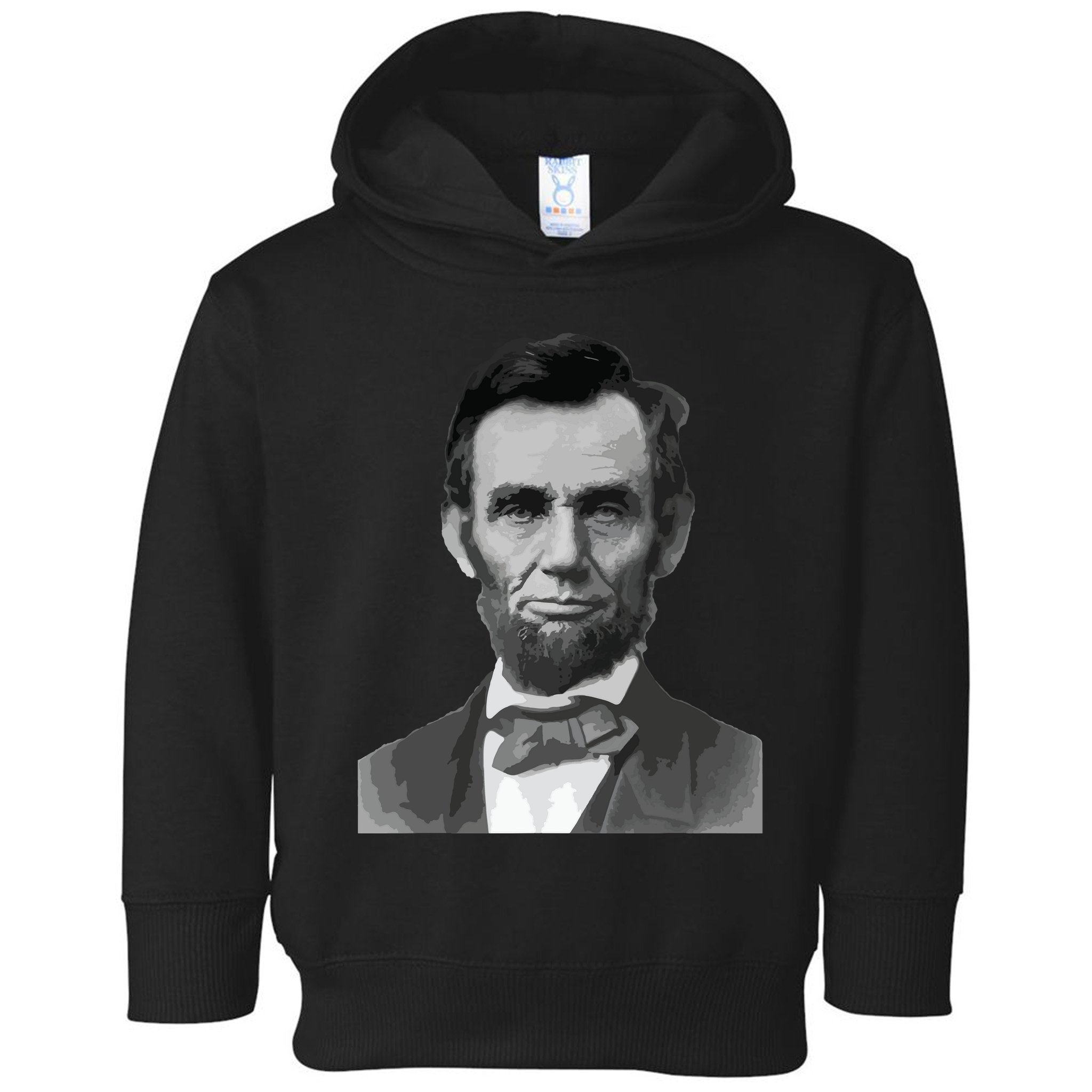 Abraham Lincoln Presidential Portrait Vintage Abe Lincoln Toddler Hoodie