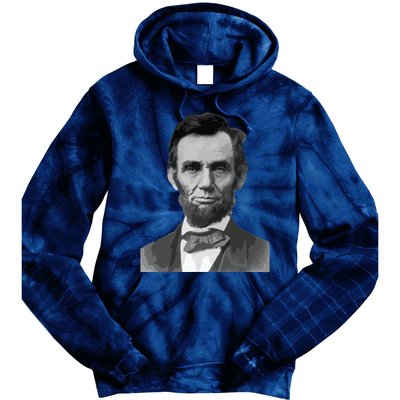 Abraham Lincoln Presidential Portrait Vintage Abe Lincoln Tie Dye Hoodie