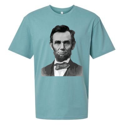 Abraham Lincoln Presidential Portrait Vintage Abe Lincoln Sueded Cloud Jersey T-Shirt