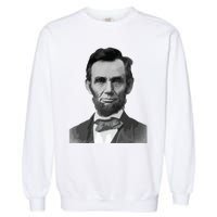 Abraham Lincoln Presidential Portrait Vintage Abe Lincoln Garment-Dyed Sweatshirt