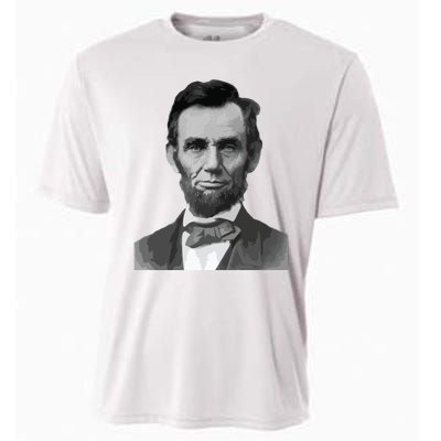 Abraham Lincoln Presidential Portrait Vintage Abe Lincoln Cooling Performance Crew T-Shirt